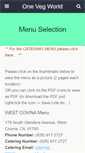 Mobile Screenshot of onevegworld.net