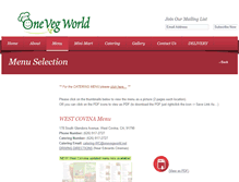 Tablet Screenshot of onevegworld.net